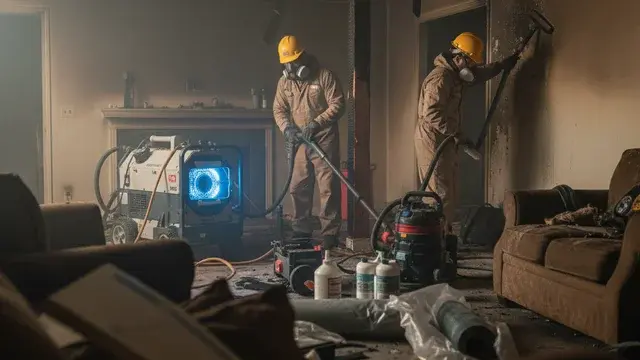 Fire, smoke, and water damage after a fire — what to do next