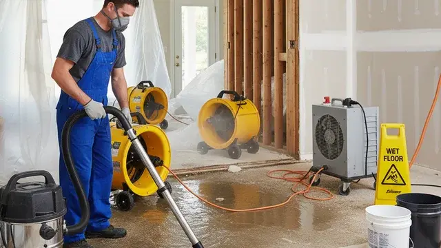 How structural drying works with professional equipment