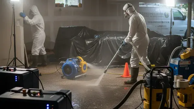 Water damage restoration in DeSoto, TX