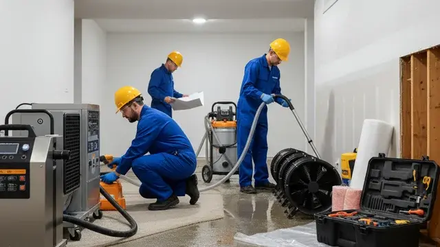 Water damage restoration in Pecan Hill, TX